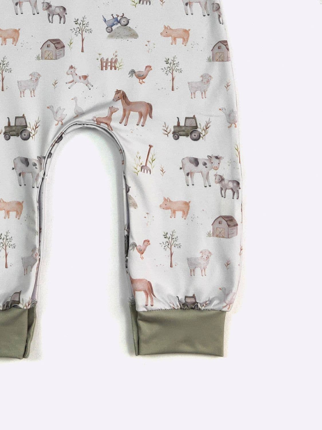 LS Sage Farm Boy Romper