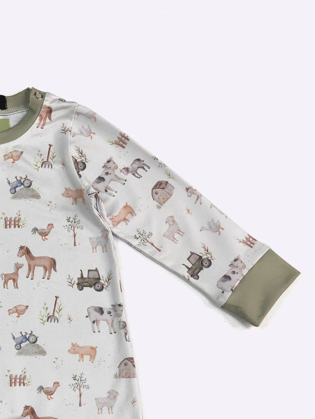 LS Sage Farm Boy Romper