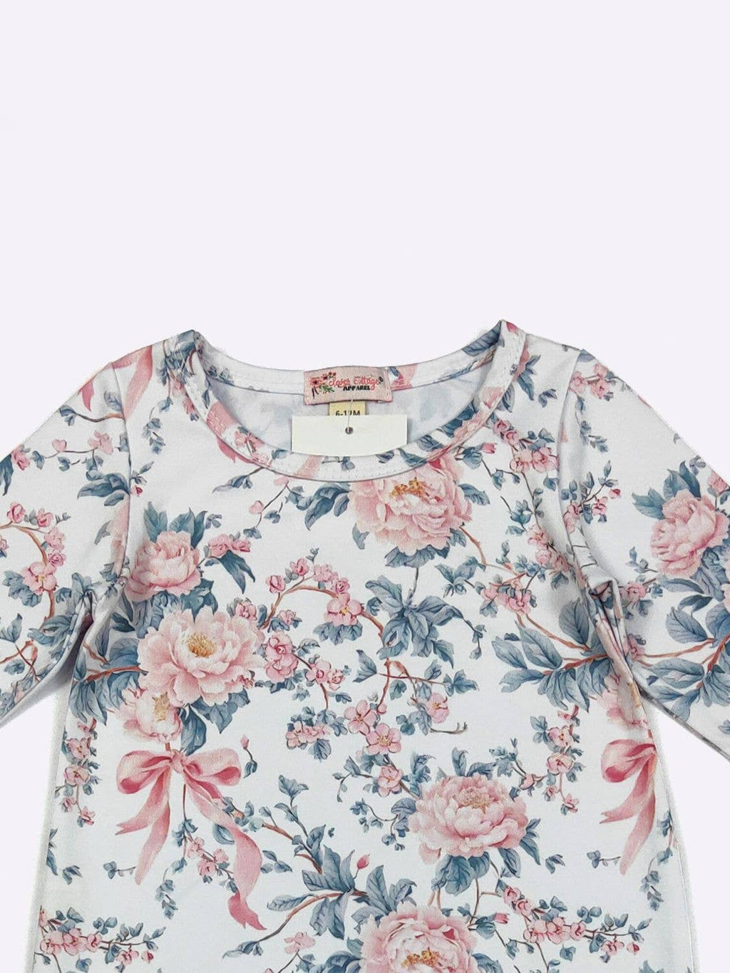 Ribbon Whispers Baby Romper