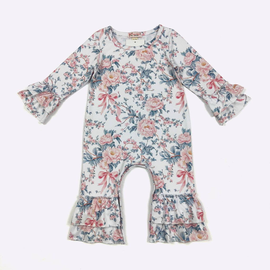 Ribbon Whispers Baby Romper