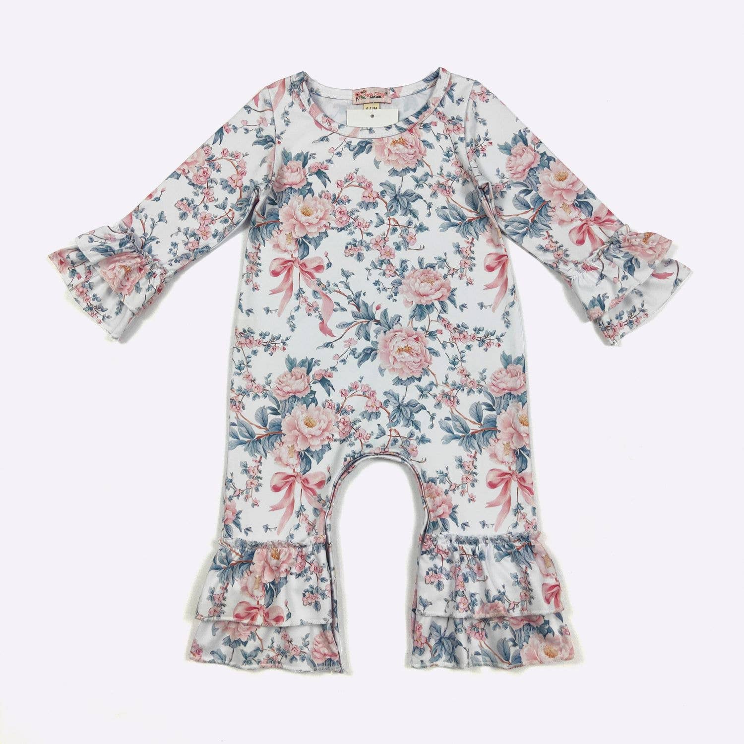 Ribbon Whispers Baby Romper