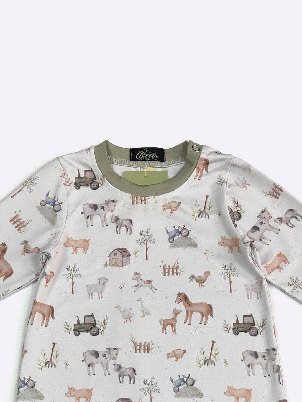 LS Sage Farm Boy Romper